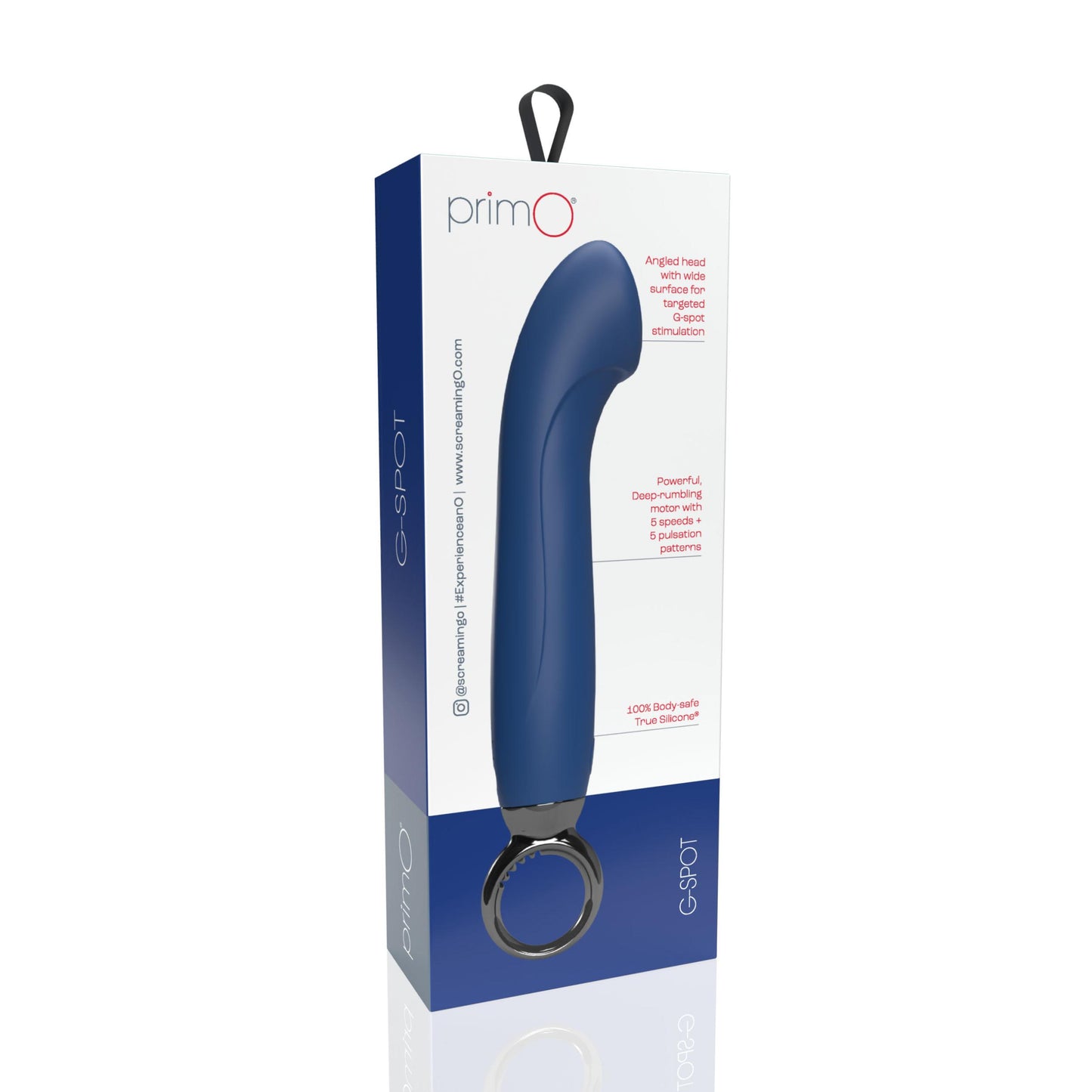 Primo G-Spot Rechargeable Vibrator - Blueberry - Not Very Vanilla