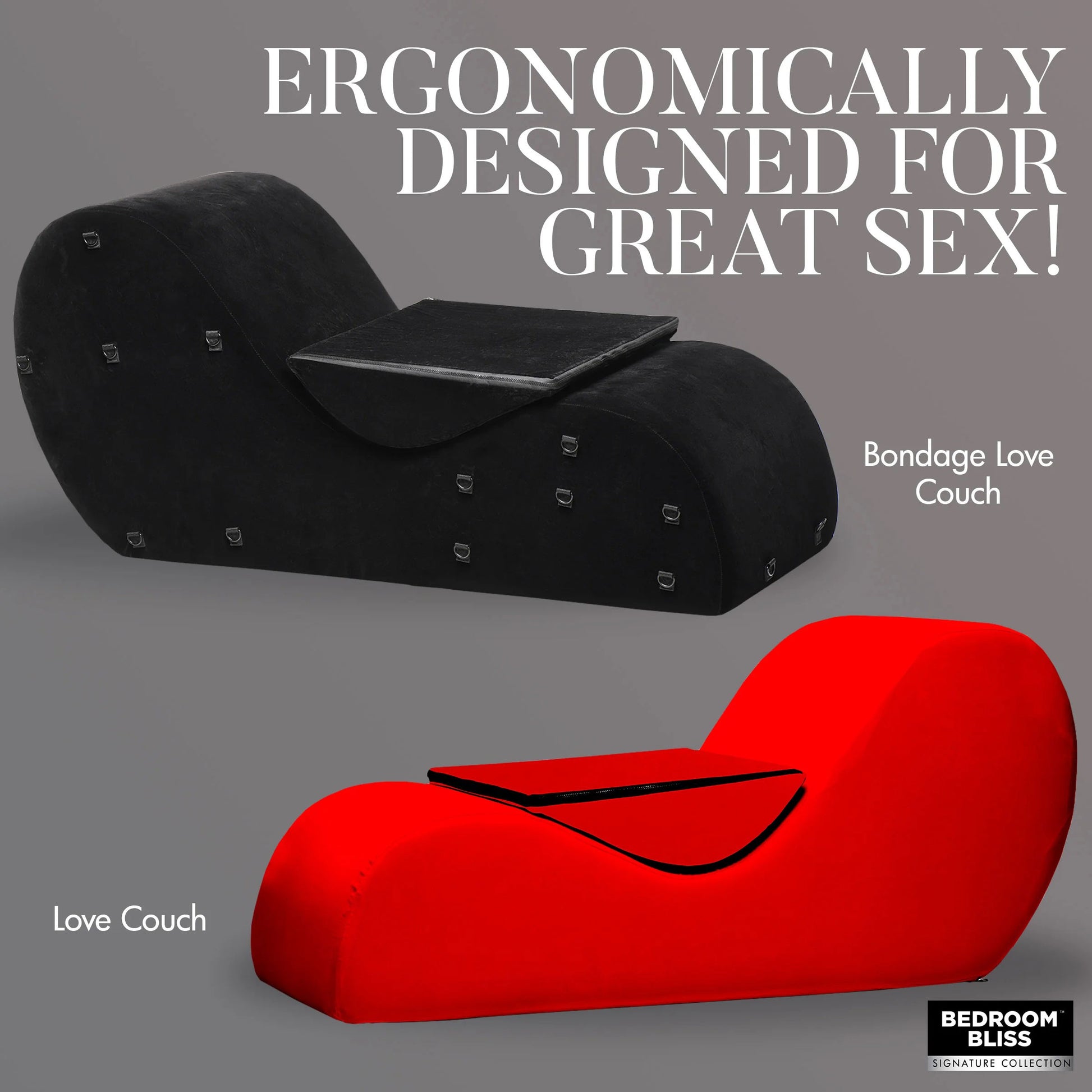 Bondage Love Couch - Black - Not Very Vanilla