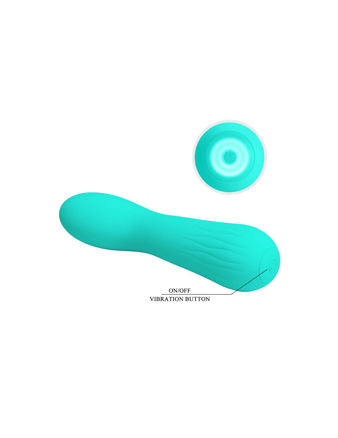 Faun Rechargeable Vibrator - Turquoise