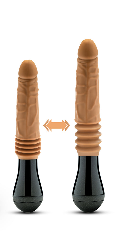 Dr. Skin Silicone - Dr. Arthur - Thrusting Gyrating Vibrating Dildo - Tan - Not Very Vanilla