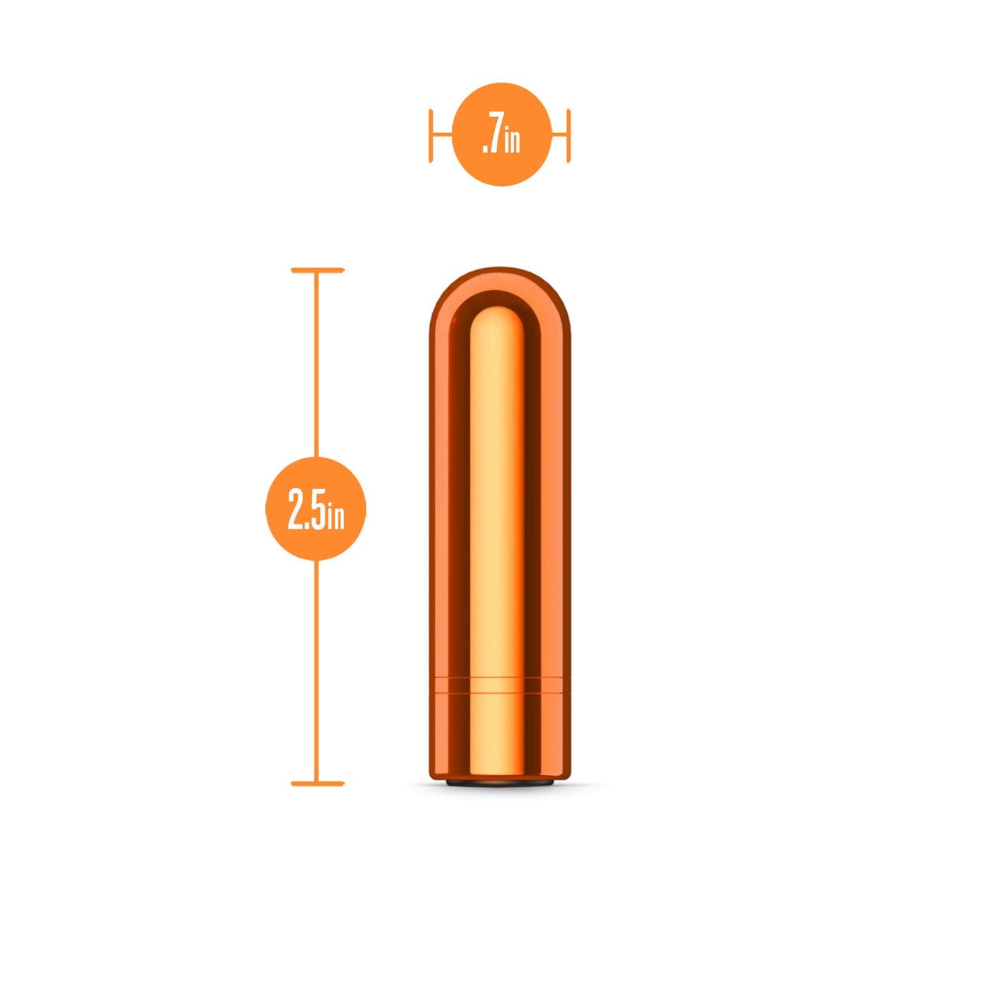 Kool Vibes - Rechargeable Mini Bullet - Tangerine - Not Very Vanilla