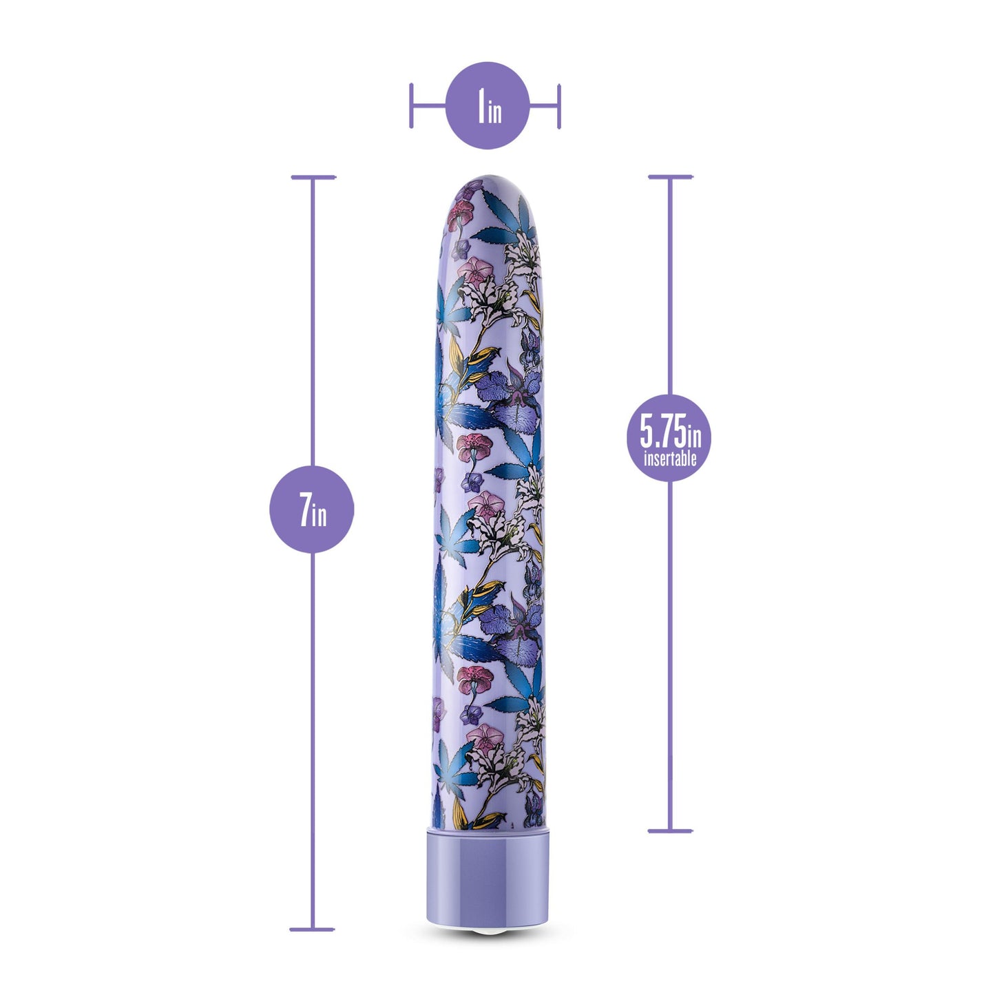 Limited Addiction - Floradelic - 7 Inch Rechargeable Vibe - Purple - Not Very Vanilla