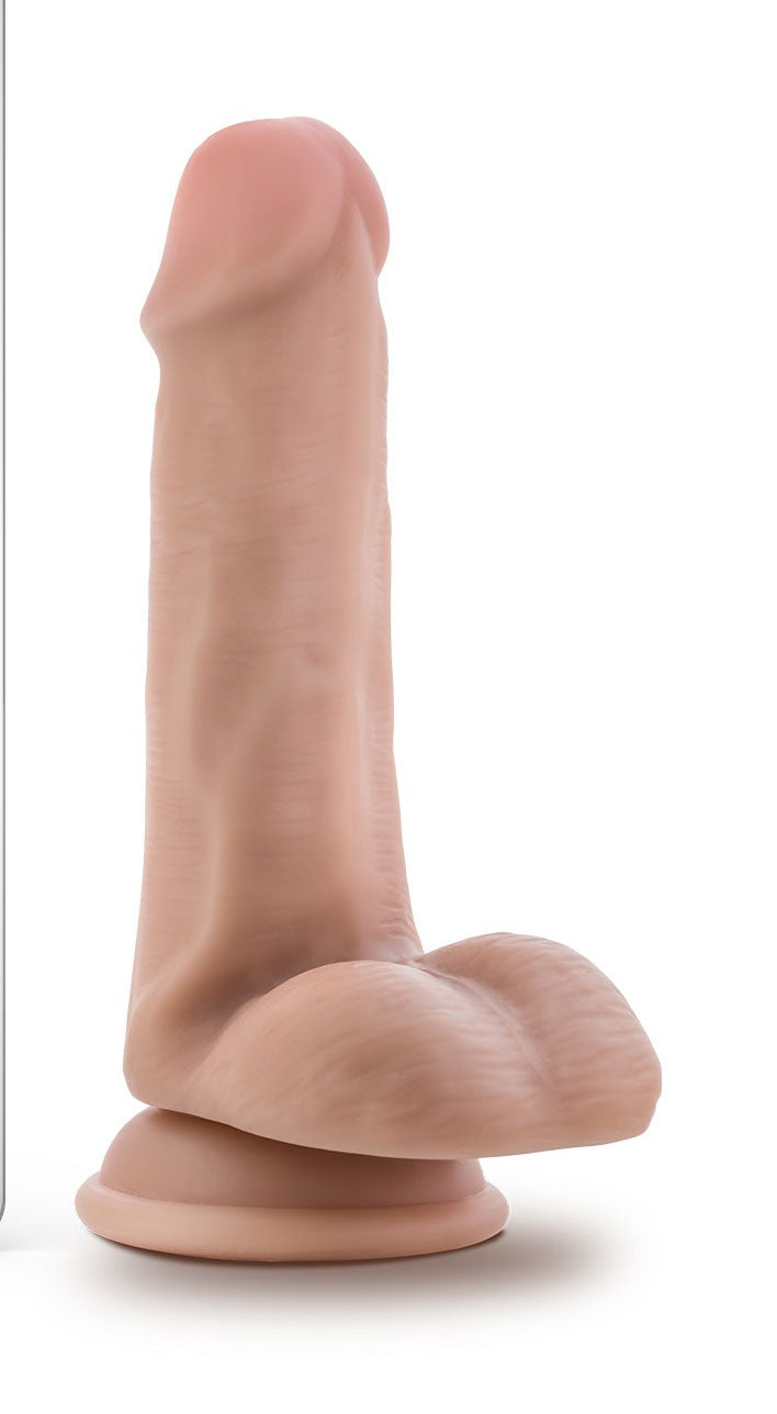 Dr. Skin - Dr. Jeffrey - 6.5 Inch Dildo With Balls - Beige - Not Very Vanilla