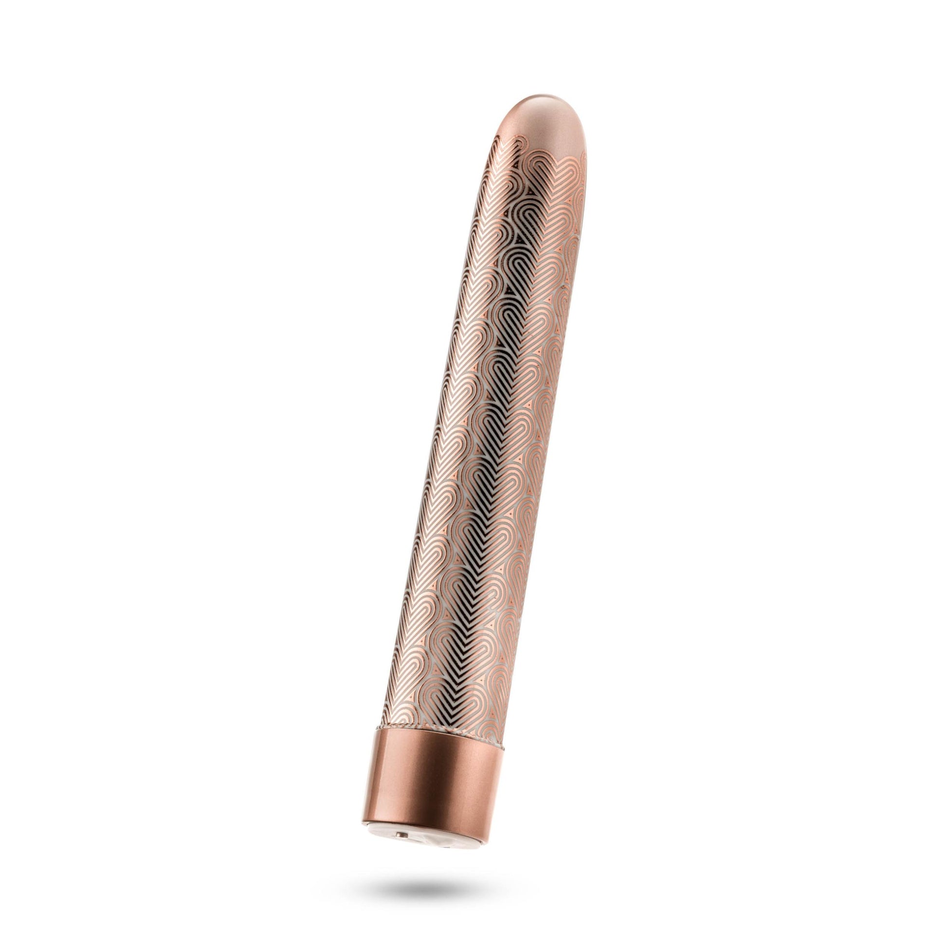 The Collection - Lattice - 7 Inch Rechargeable Vibe - Rose Gold - Not Very Vanilla