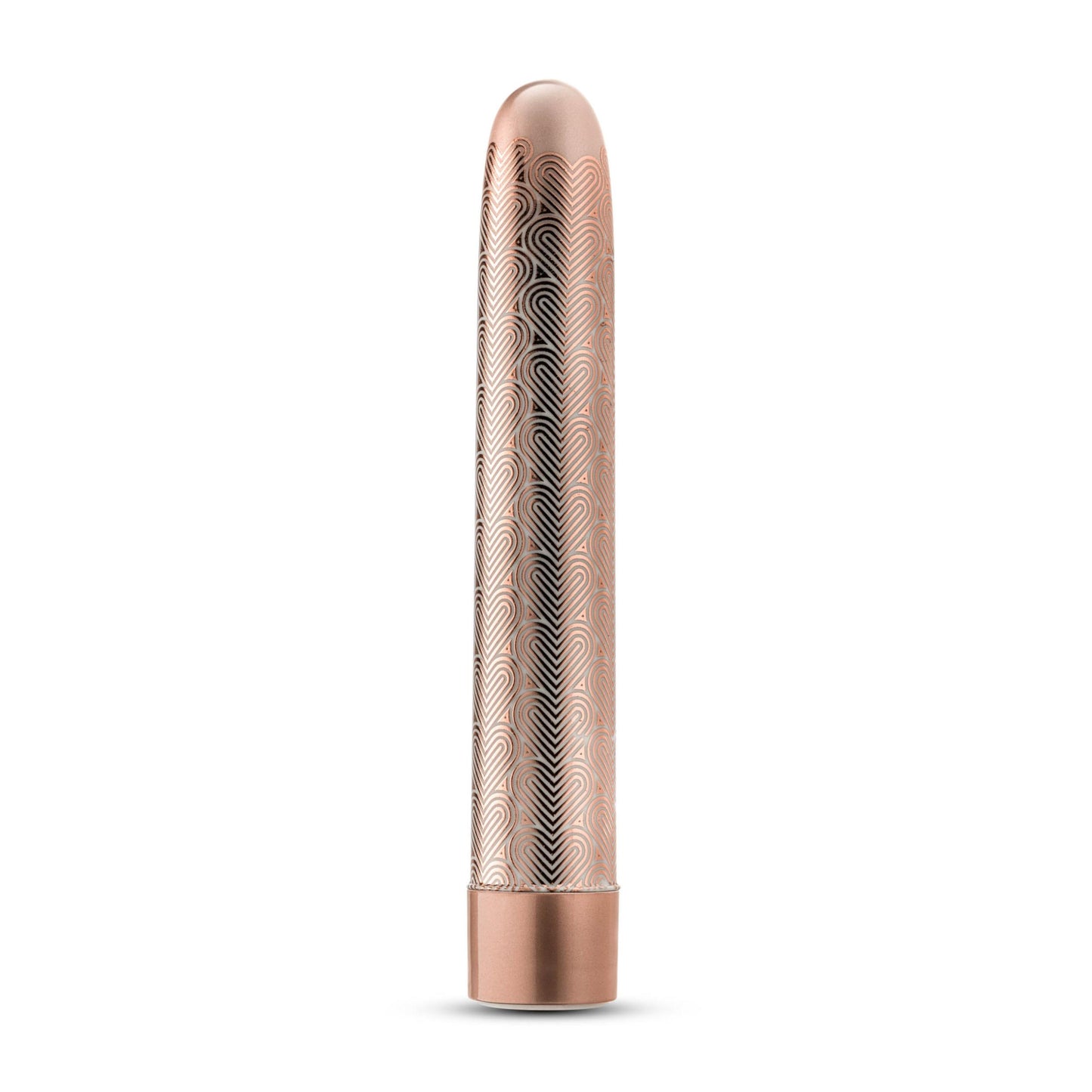 The Collection - Lattice - 7 Inch Rechargeable Vibe - Rose Gold - Not Very Vanilla