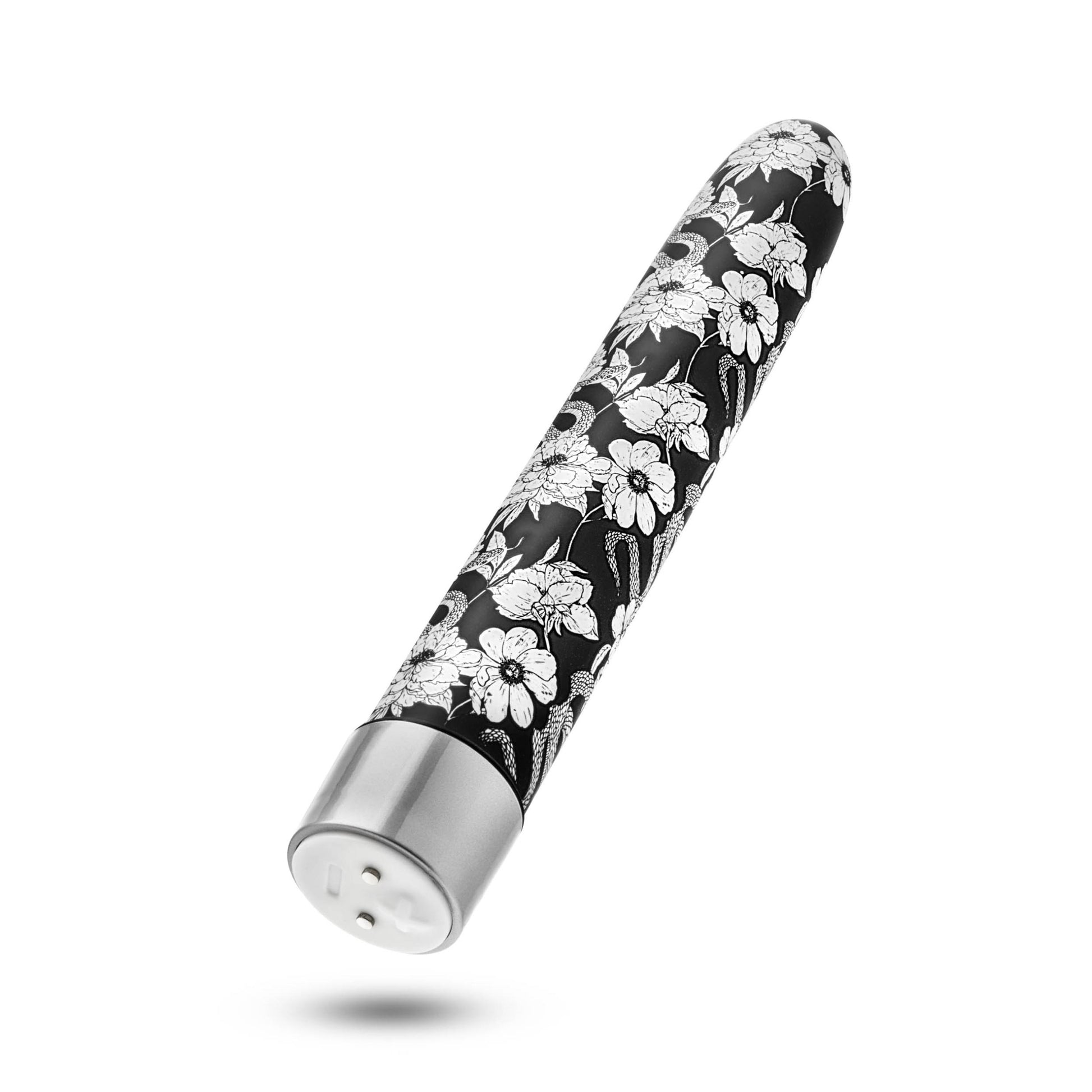 The Collection - Eden - 7 Inch Rechargeable Vibe - Black - Not Very Vanilla