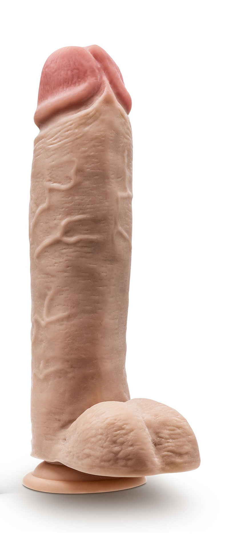 Dr. Skin - Mr. Mister - 10.5 Inch Dildo With Balls - Beige - Not Very Vanilla