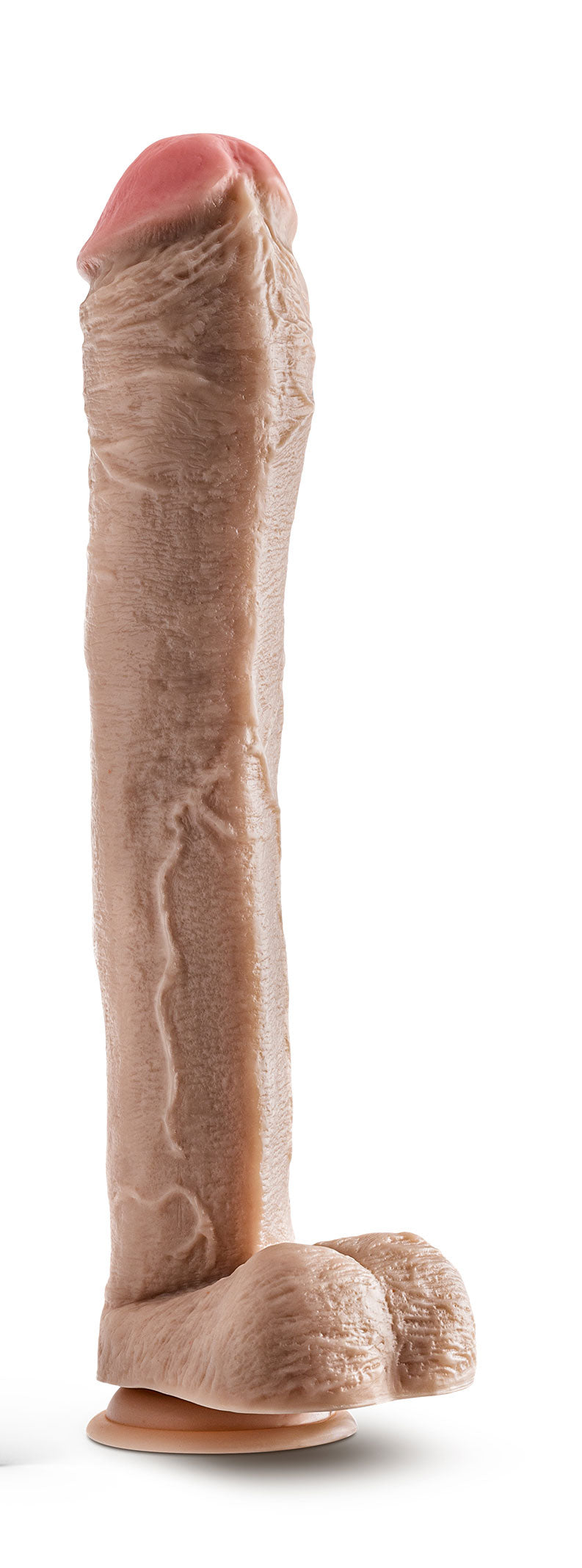 Dr. Skin - Mr. Ed - 13 Inch Dildo With Balls - Beige - Not Very Vanilla