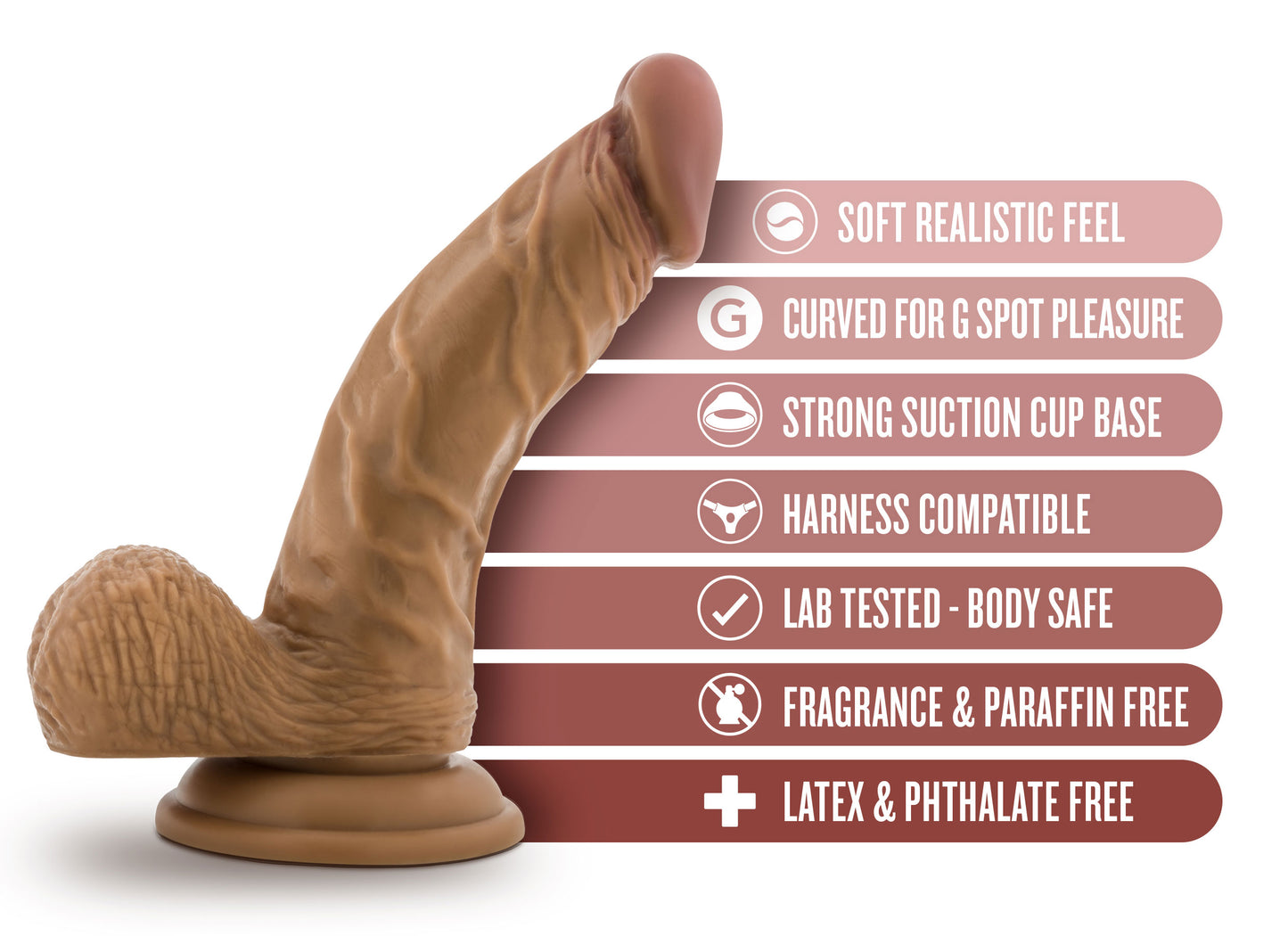 Dr. Skin - Dr. Stephen - 6.5 Inch Dildo With Balls - Tan - Not Very Vanilla