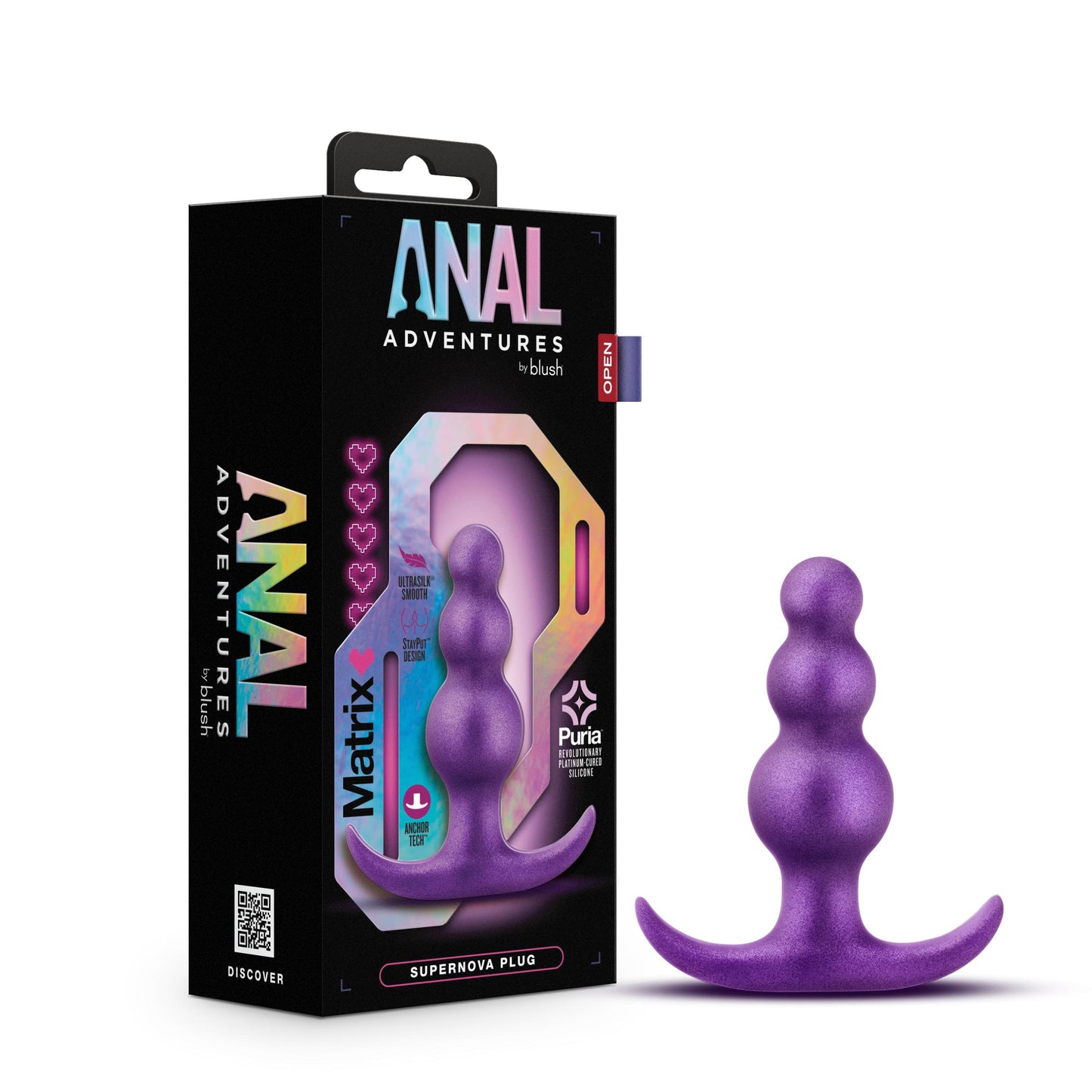 Anal Adventures Matrix - Supernova Plug - Galactic Purple - Not Very Vanilla