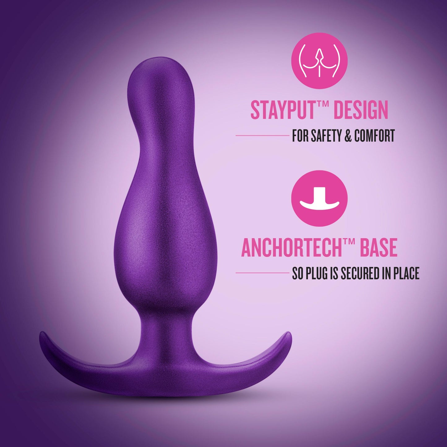 Anal Adventures Matrix - Quantum Plug - Galactic Purple - Not Very Vanilla