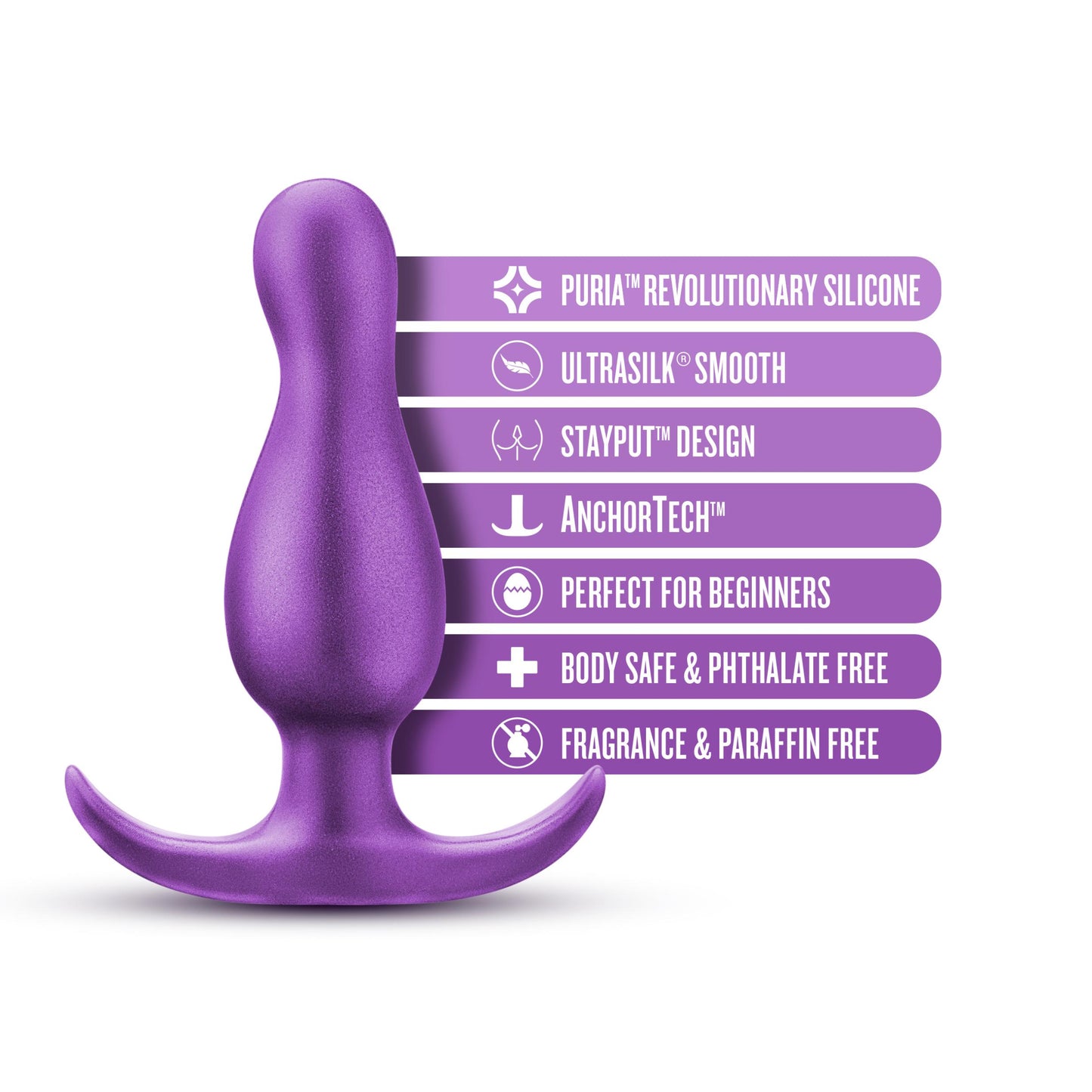 Anal Adventures Matrix - Quantum Plug - Galactic Purple - Not Very Vanilla