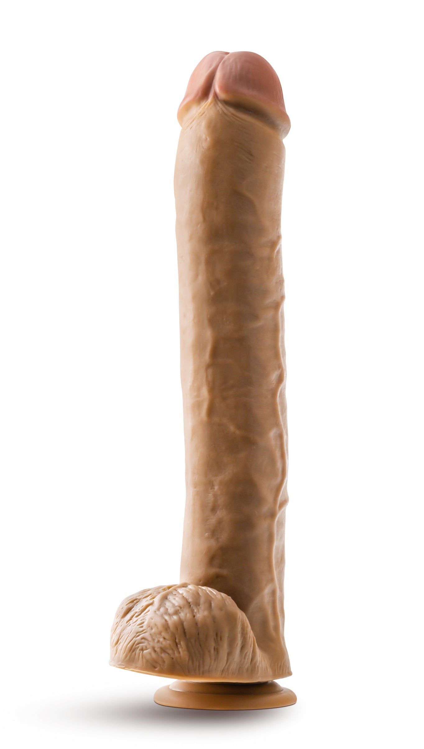 Dr. Skin - Dr. Michael - 14 Inch Dildo With Balls Tan - Not Very Vanilla