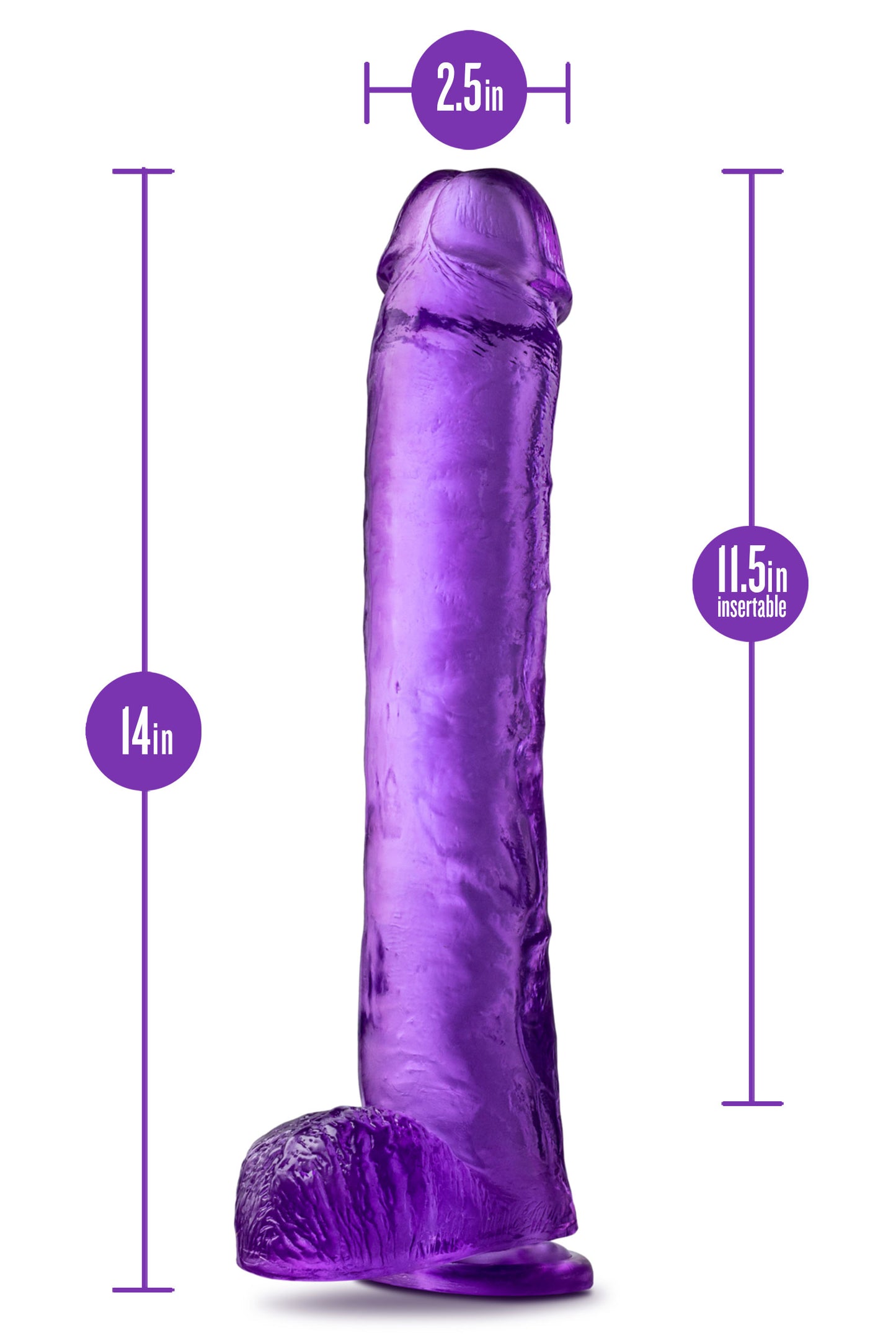 B Yours Plus - Hefty N Hung - Purple - Not Very Vanilla