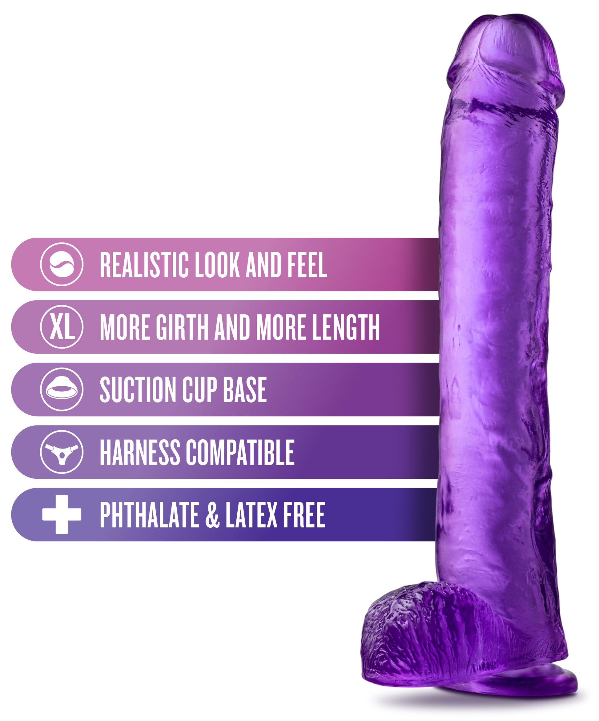 B Yours Plus - Hefty N Hung - Purple - Not Very Vanilla