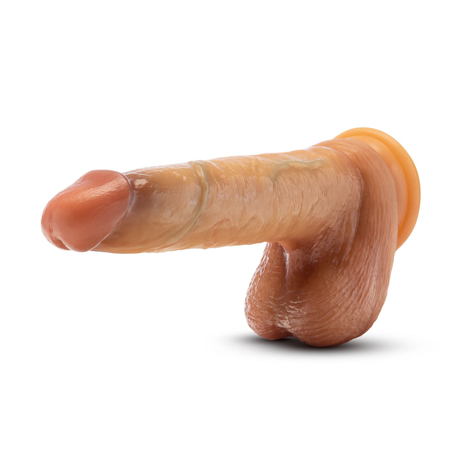 Renaissance - Davinci - 8 Inch Sliding Foreskin Dildo With Squeezable Balls - Tan - Not Very Vanilla