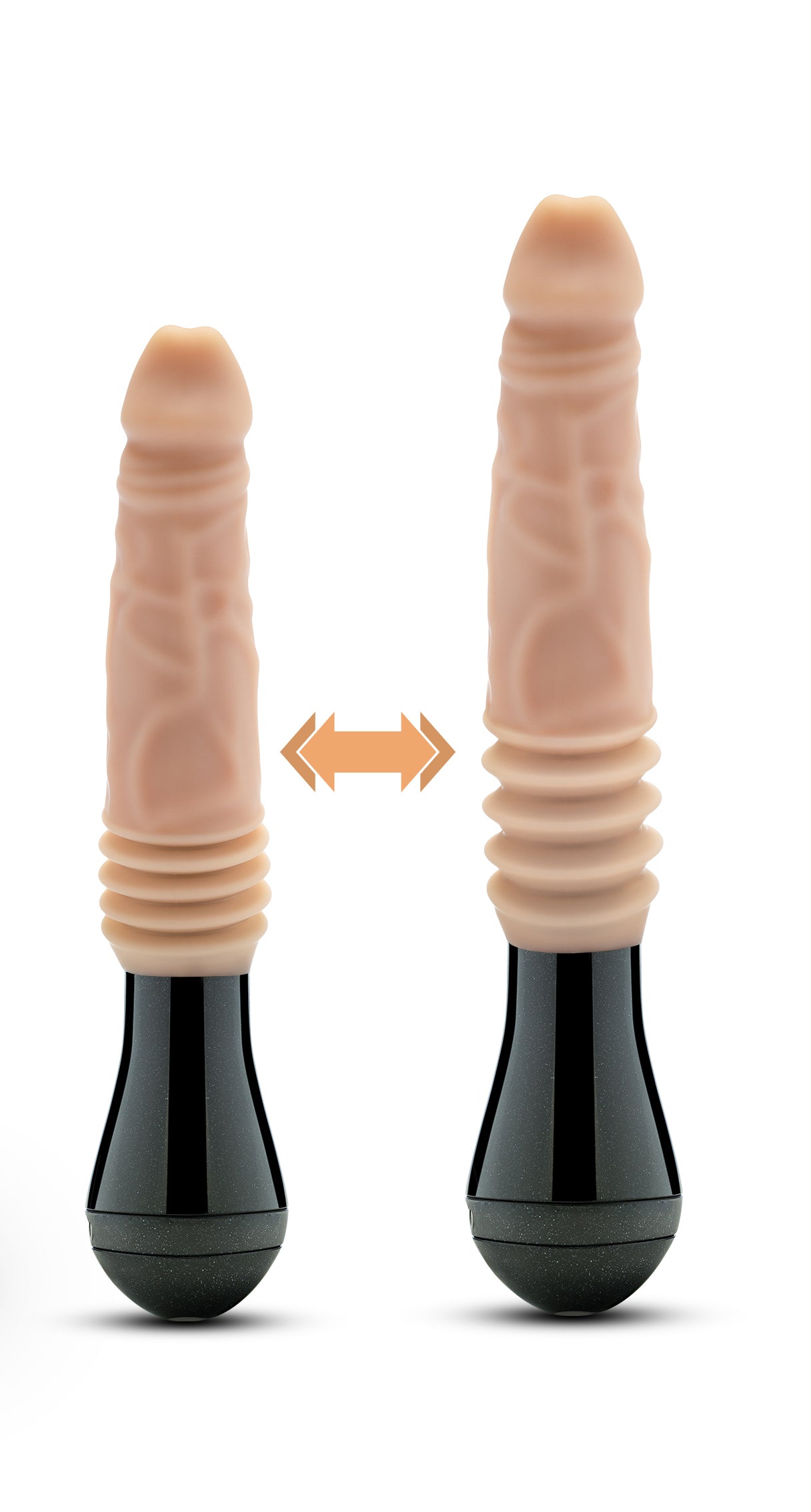 Dr. Skin Silicone - Dr. Knight - Thrusting Gyrating Vibrating Dildo - Beige - Not Very Vanilla