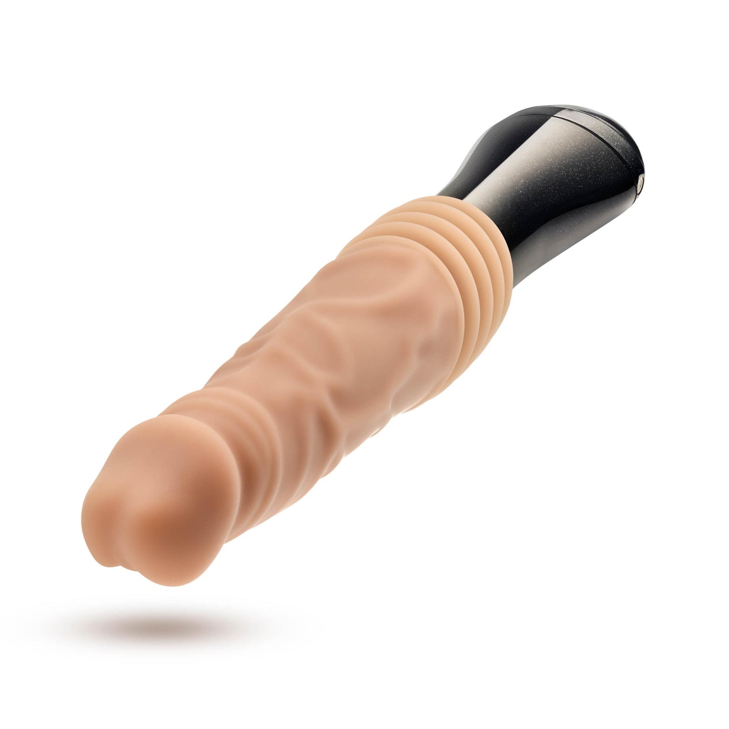 Dr. Skin Silicone - Dr. Knight - Thrusting Gyrating Vibrating Dildo - Beige - Not Very Vanilla