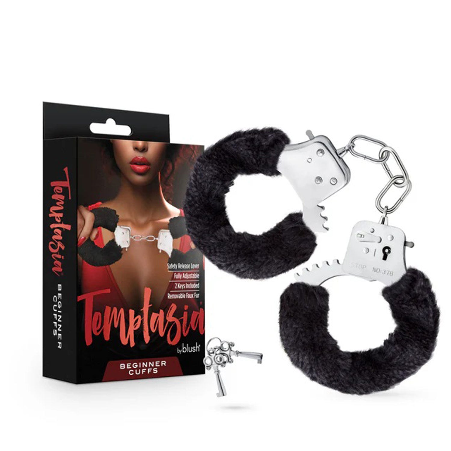 Temptasia Beginner Cuffs Black - Not Very Vanilla