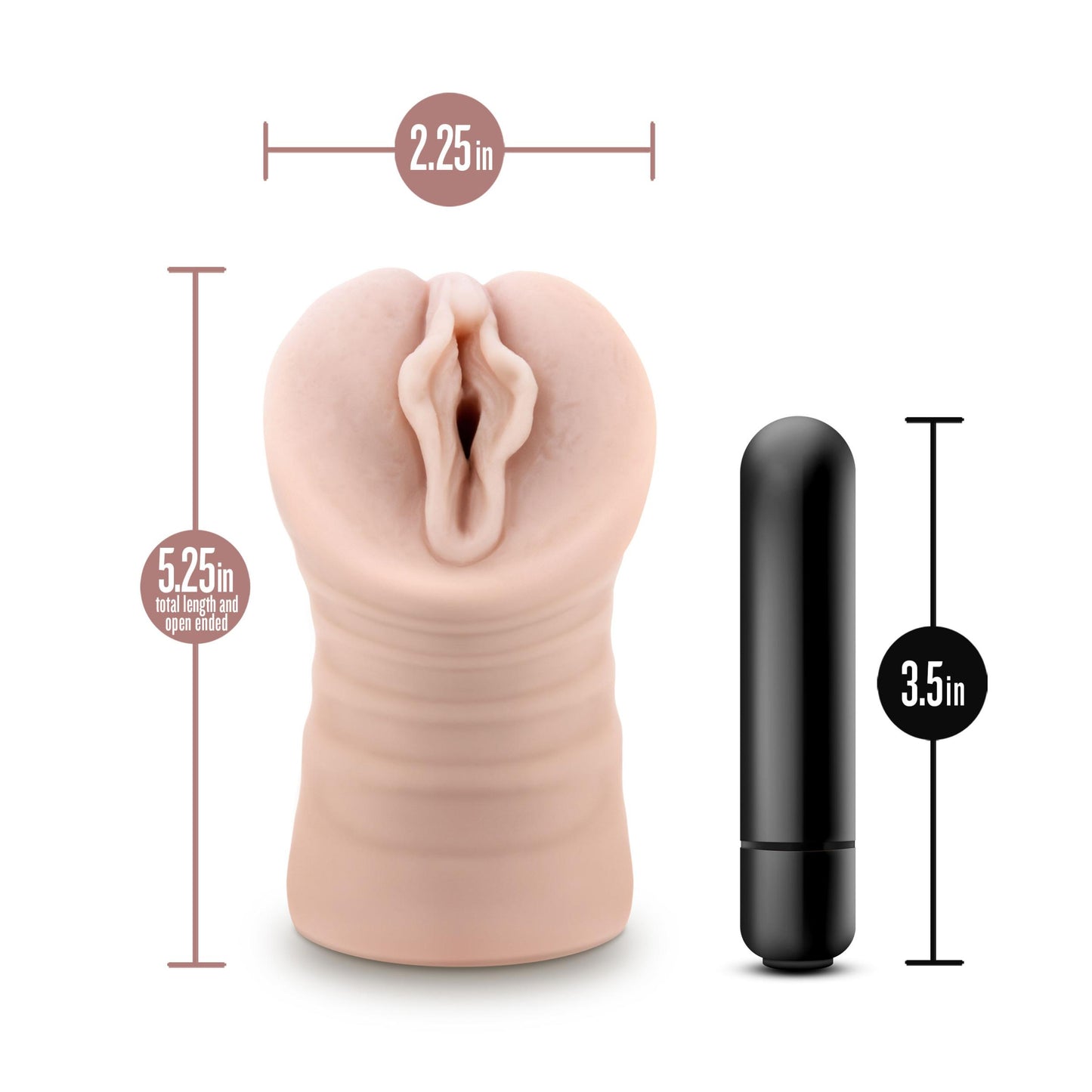 Enlust - Destini - Vibrating Stroker - Beige - Not Very Vanilla