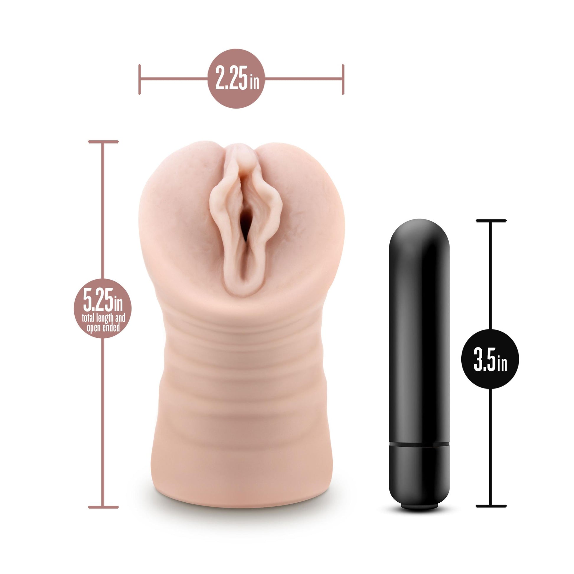 Enlust - Destini - Vibrating Stroker - Beige - Not Very Vanilla