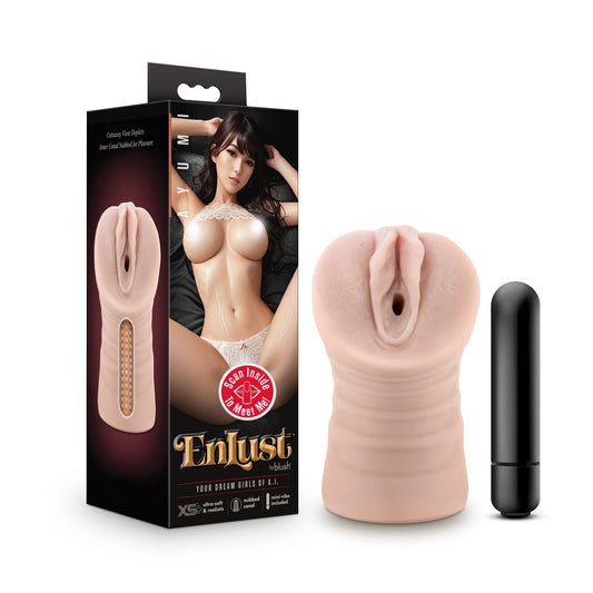 Enlust - Ayumi - Vibrating Stroker - Beige - Not Very Vanilla