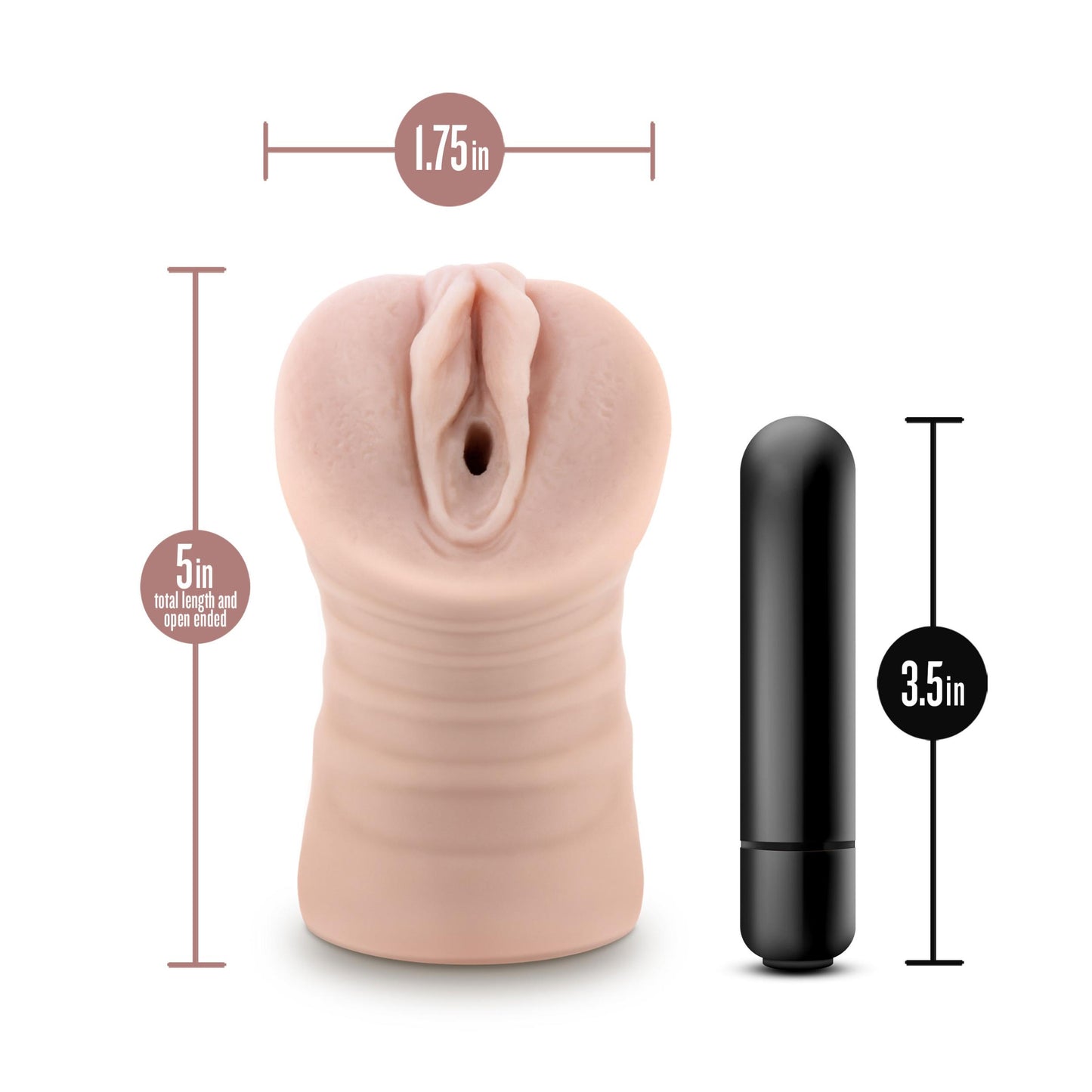 Enlust - Ayumi - Vibrating Stroker - Beige - Not Very Vanilla