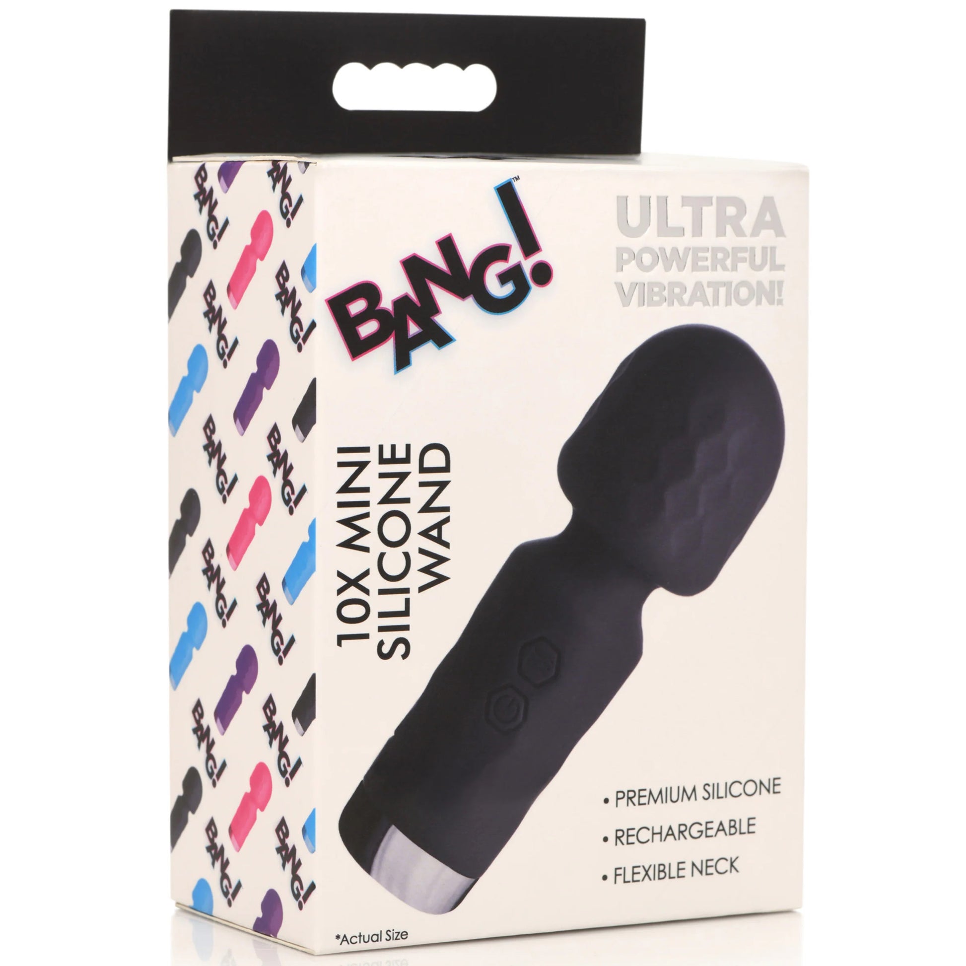 10x Mini Silicone Wand - Black - Not Very Vanilla