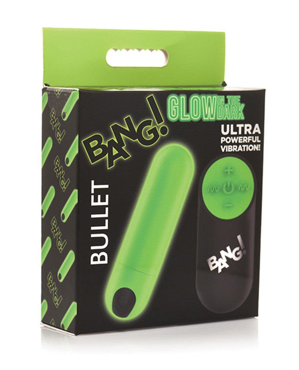 Glow in the Dark Bullet With Remote - Green - Not Very Vanilla