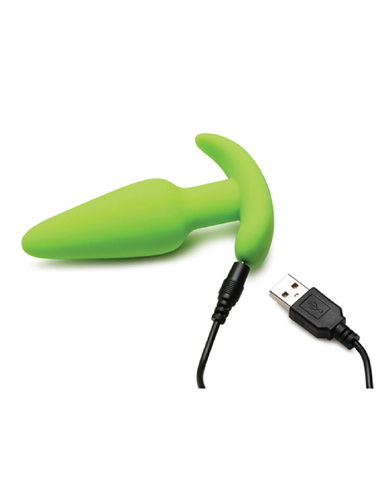 Glow in the Dark Butt Plug With Remote - Green - Not Very Vanilla