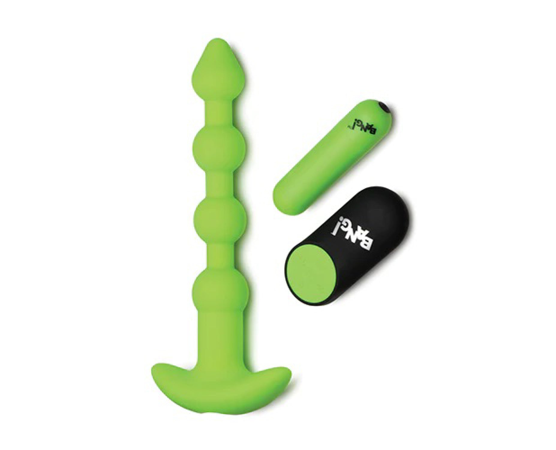 Glow in the Dark Anal Beads - Green - Not Very Vanilla