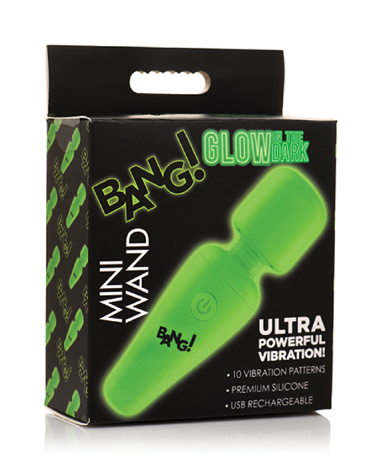 Glow in the Dark Mini Wand - Green - Not Very Vanilla