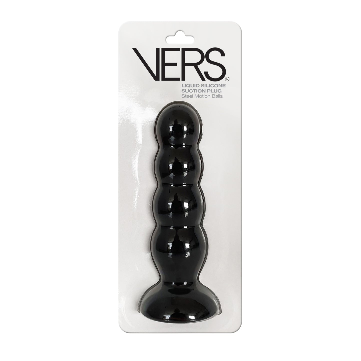 Vers Liquid Silicone Suction Plug - Black - Not Very Vanilla