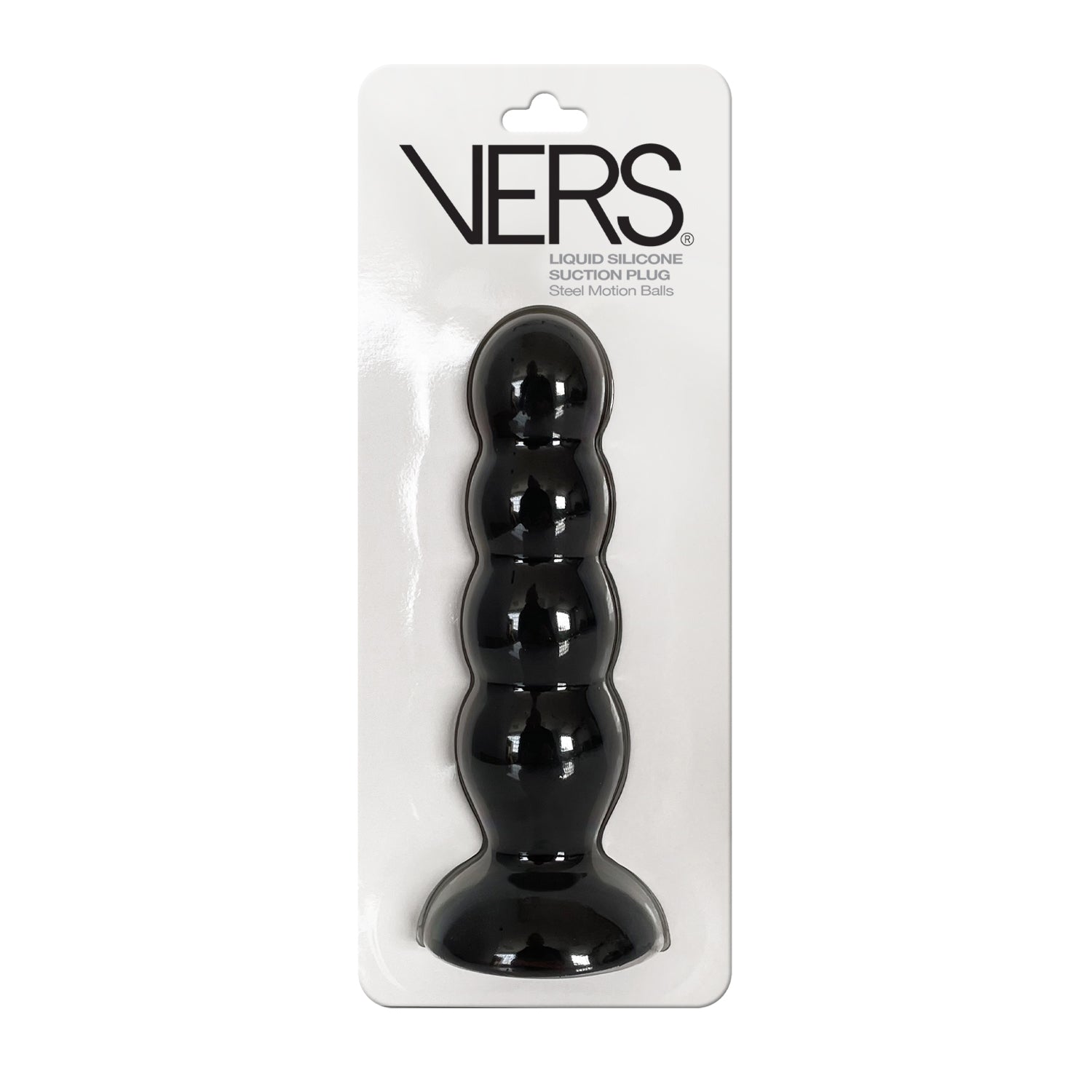 Vers Liquid Silicone Suction Plug - Black - Not Very Vanilla