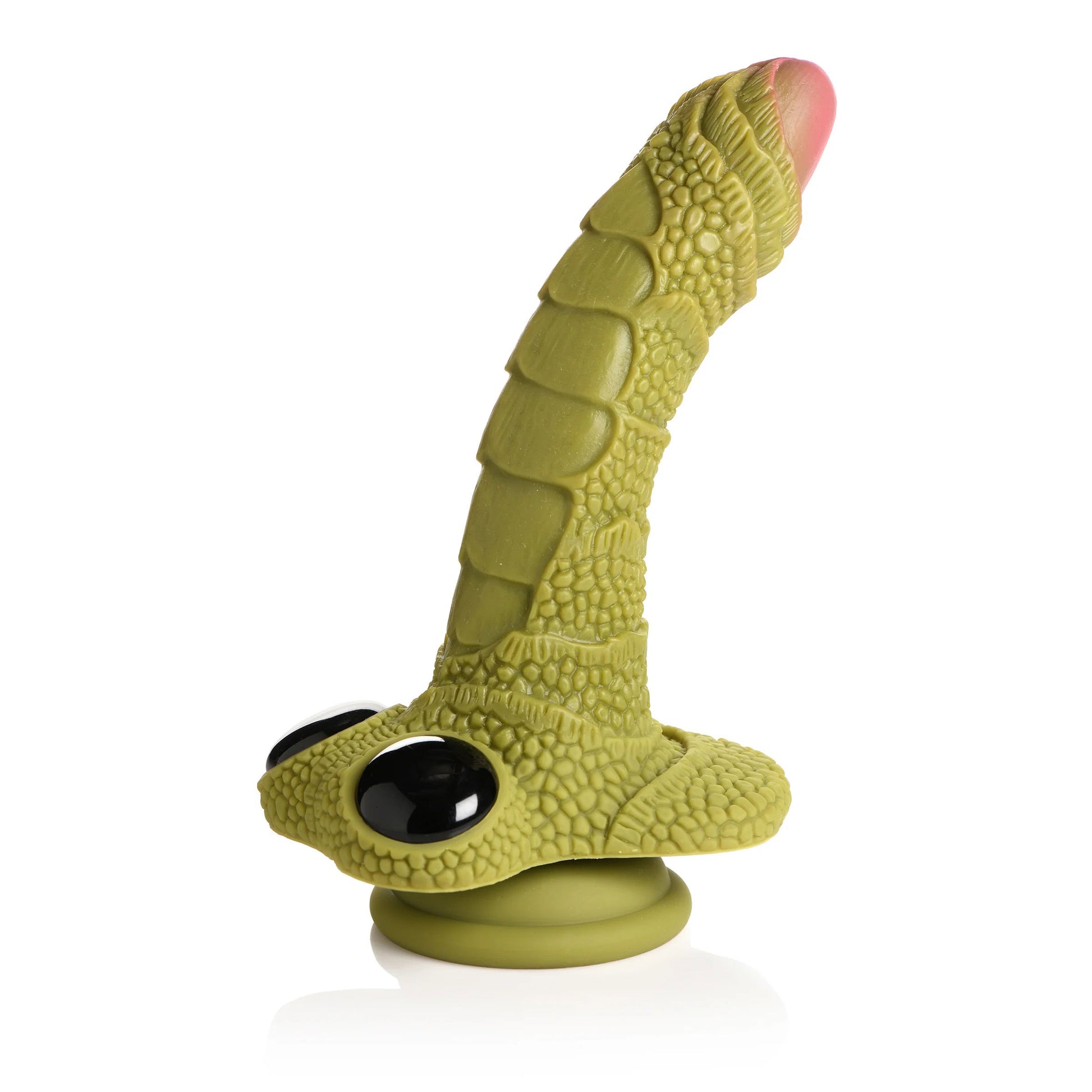 Swamp Monster Green Scaly Silicone Dildo - Not Very Vanilla