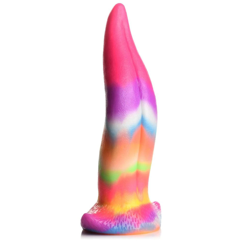 Unicorn Kiss - Unicorn Tongue - Glow-in-the-Dark - Silicone Dildo - Not Very Vanilla