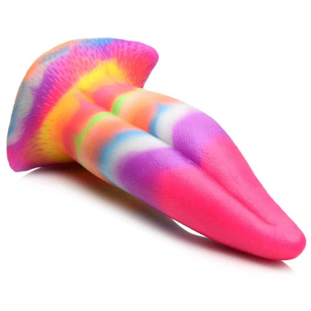 Unicorn Kiss - Unicorn Tongue - Glow-in-the-Dark - Silicone Dildo - Not Very Vanilla