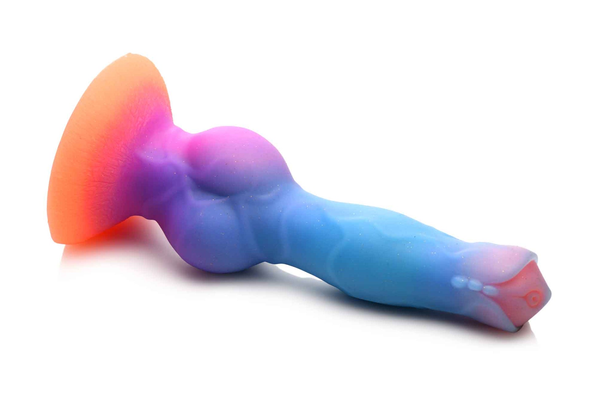 Space Cock Glow-in-the-Dark Silicone Alien Dildo - Not Very Vanilla