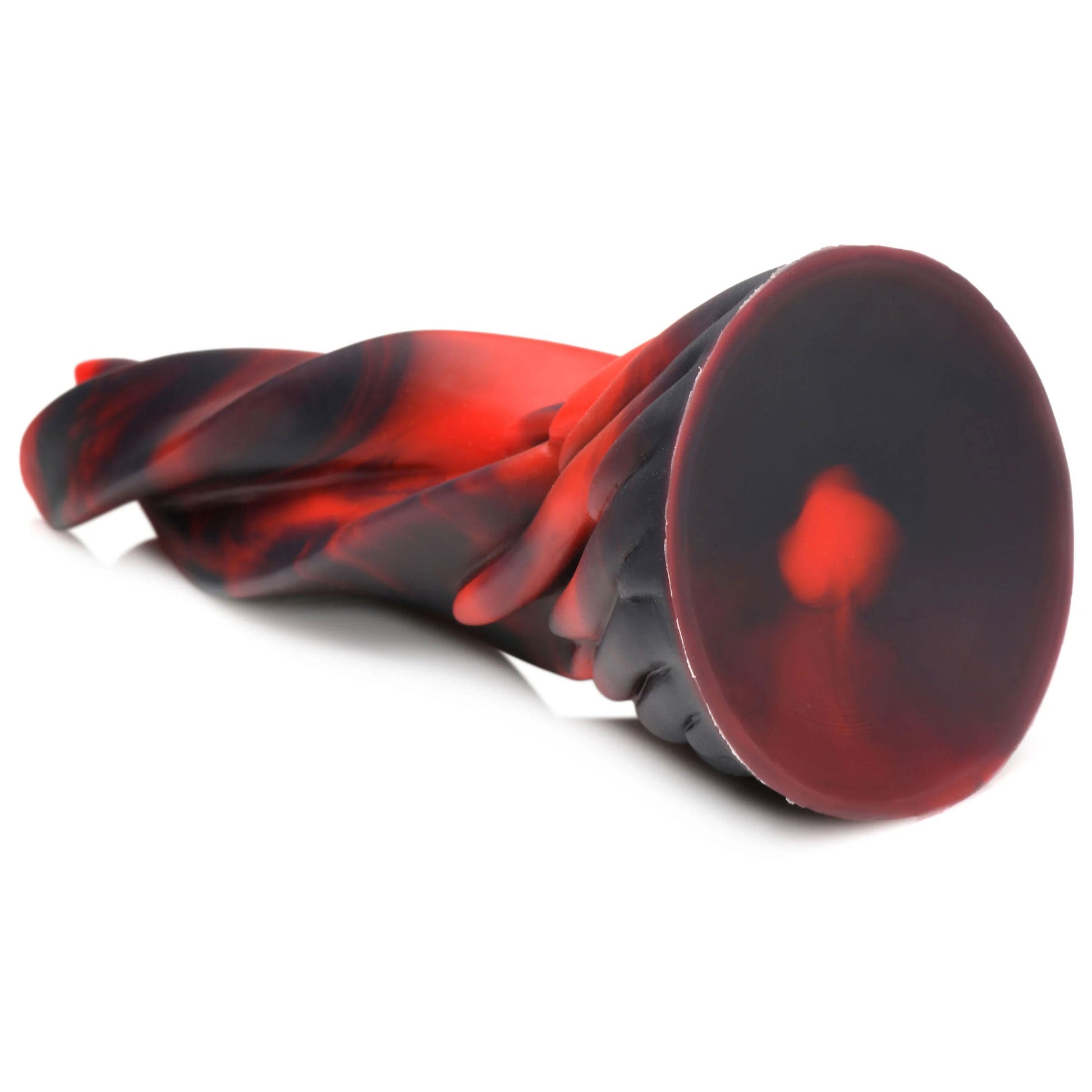 Hell Kiss Twisted Tongues Silicone Dildo - Red - Not Very Vanilla