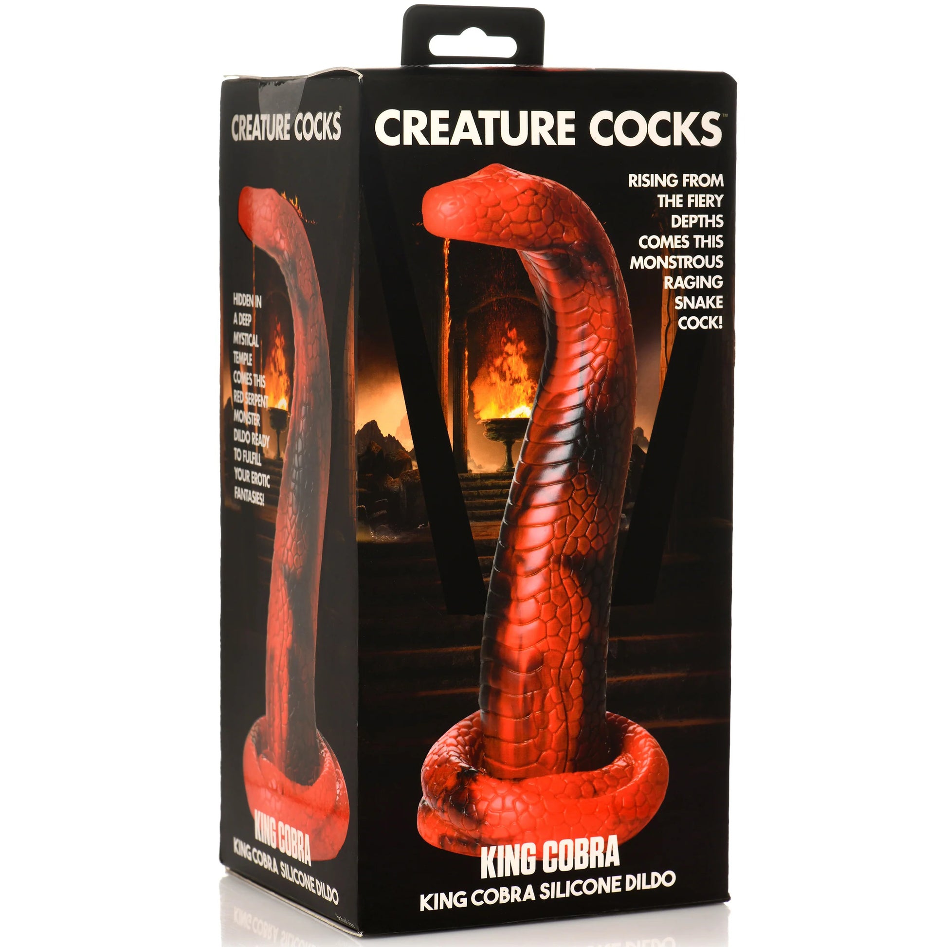 King Cobra King Cobra Silicone Dildo - Red - Not Very Vanilla