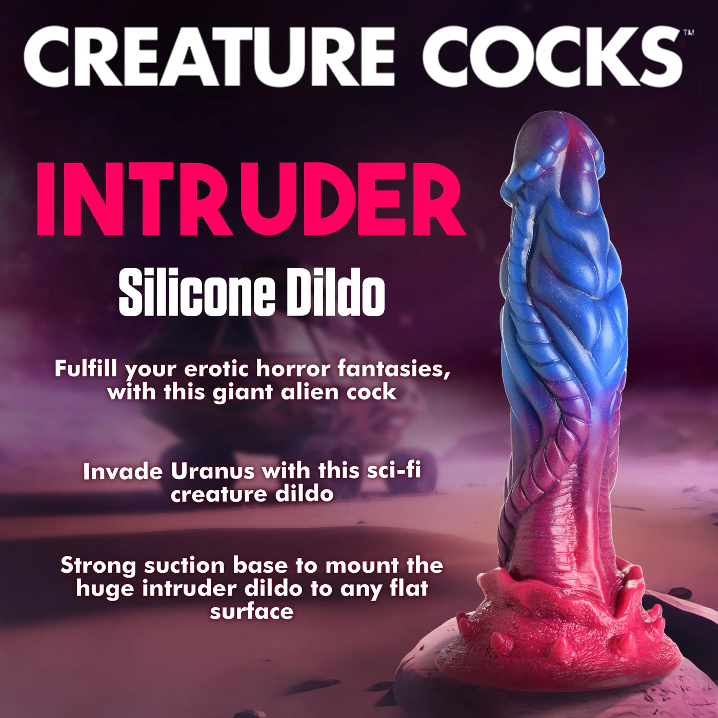 Intruder Alien Silicone Dildo - Not Very Vanilla