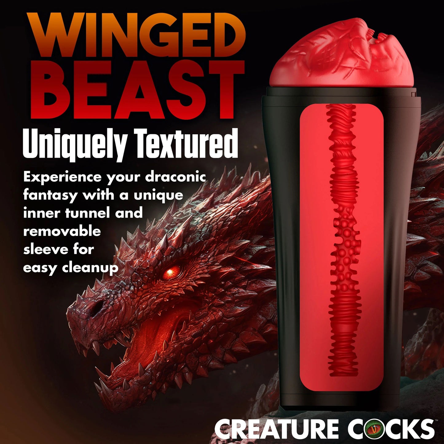 Dragon Snatch Dragon Stroker - Red - Not Very Vanilla