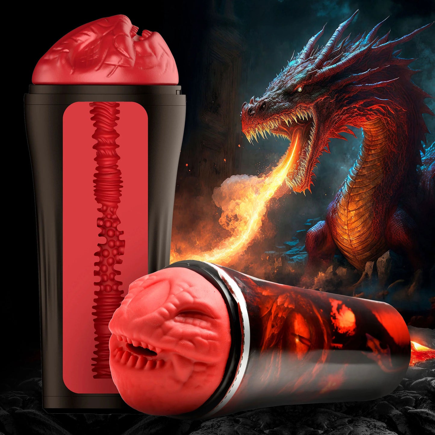 Dragon Snatch Dragon Stroker - Red - Not Very Vanilla