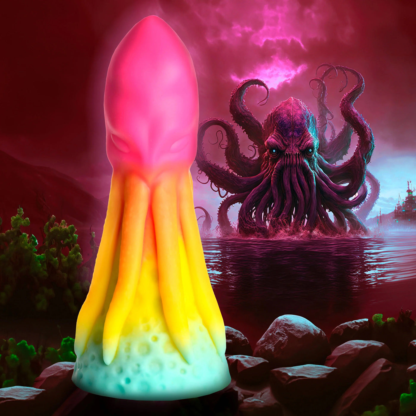 King Kraken Silicone Dildo - Not Very Vanilla