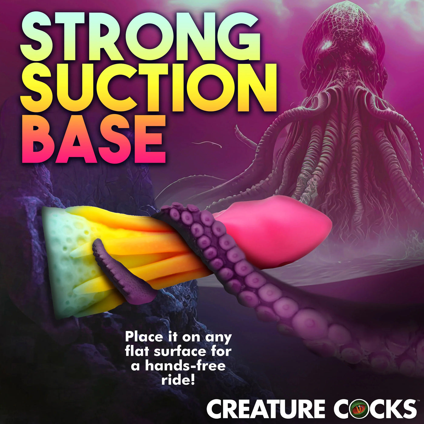 King Kraken Silicone Dildo - Not Very Vanilla