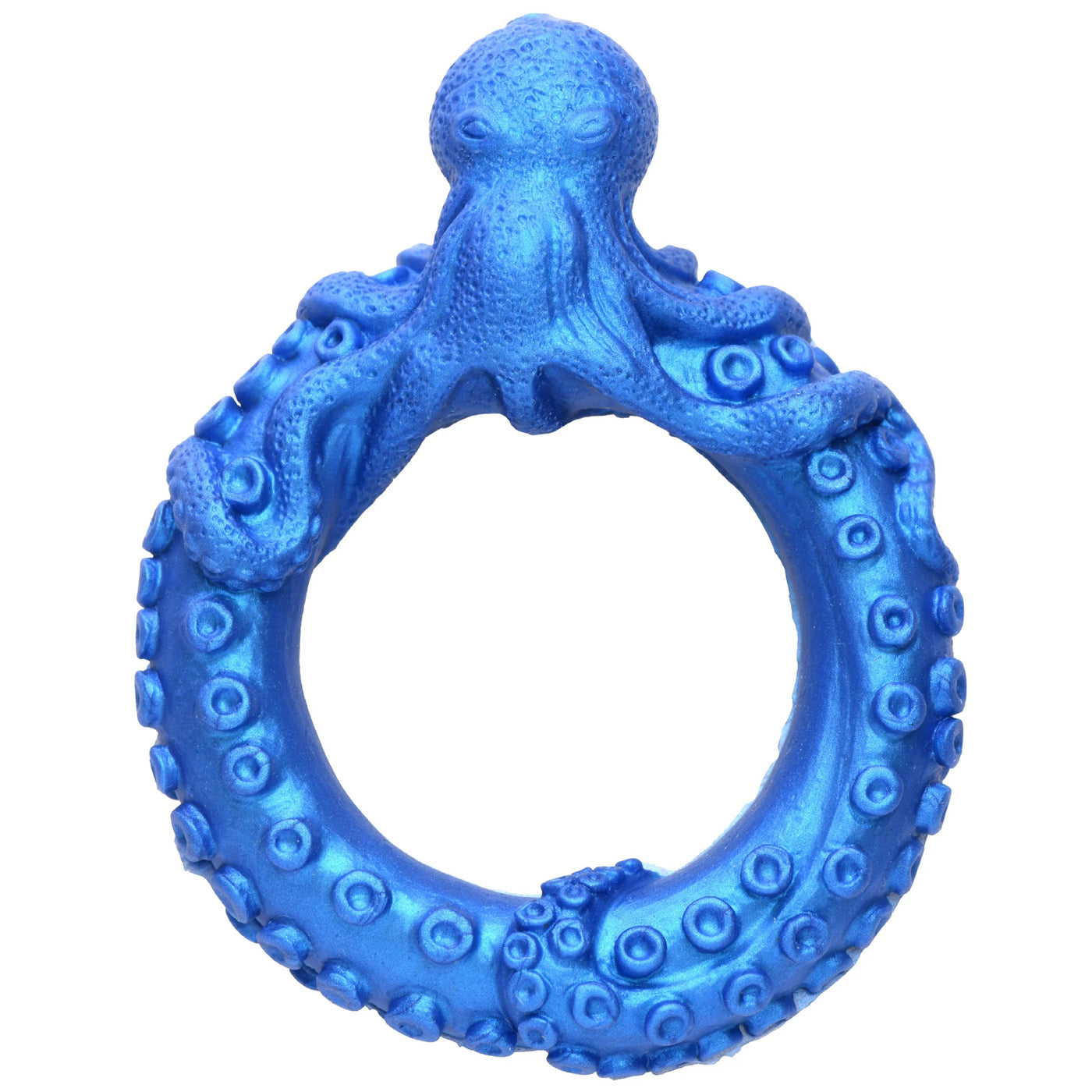 Poseidon's Octo-Ring Silicone Cock Ring - Blue - Not Very Vanilla