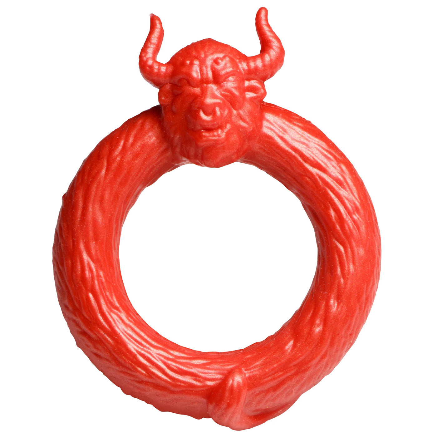 Beast Mode Silicone Cock Ring - Red - Not Very Vanilla