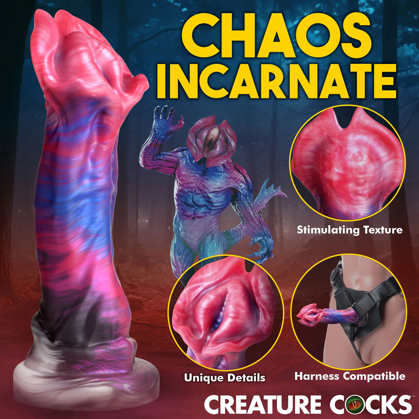 Demogorgon Silicone Dildo - Not Very Vanilla