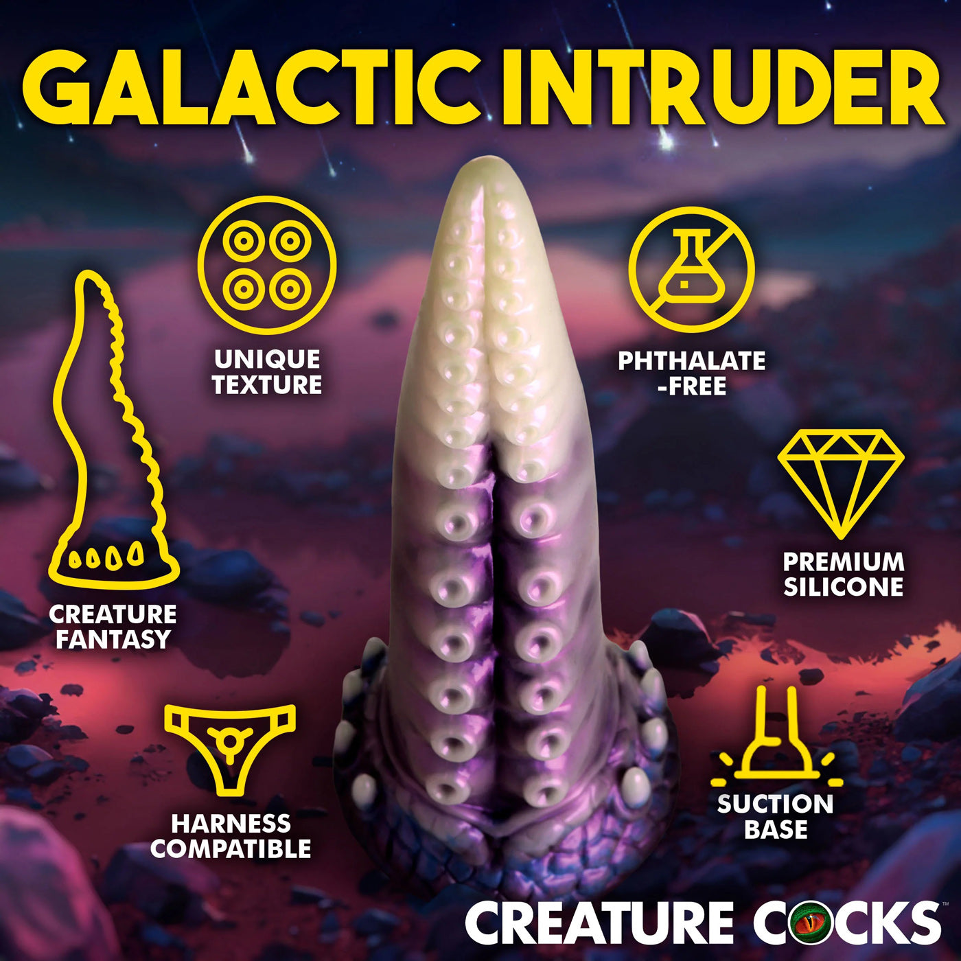 Astropus Tentacle Silicone Dildo - Not Very Vanilla