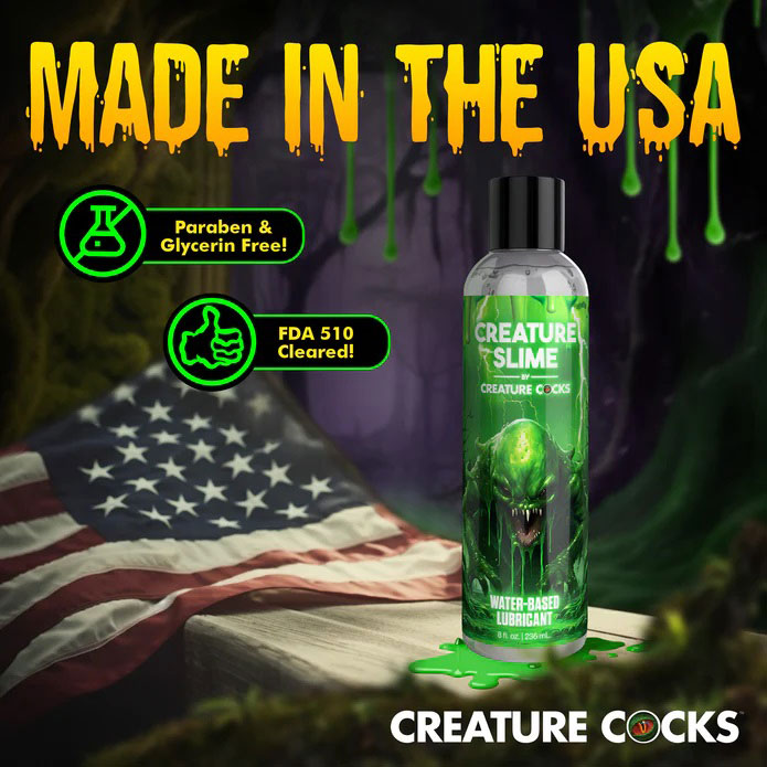 Creature Slime Water Based Lubricant 8oz - Not Very Vanilla